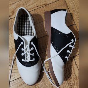 50s Style Women's Saddle Oxford, size 8